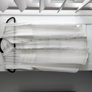 Sheer White blouse -Small